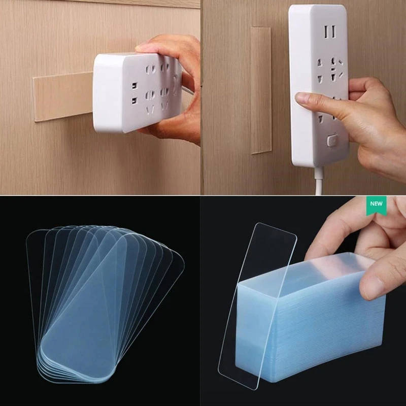 Nano Double-sided Adhesive Tape Waterproof Wall Sticker Non-marking Washable Self Adhesive Double Face Strong Tape Easy Storage double sided adhesive tape