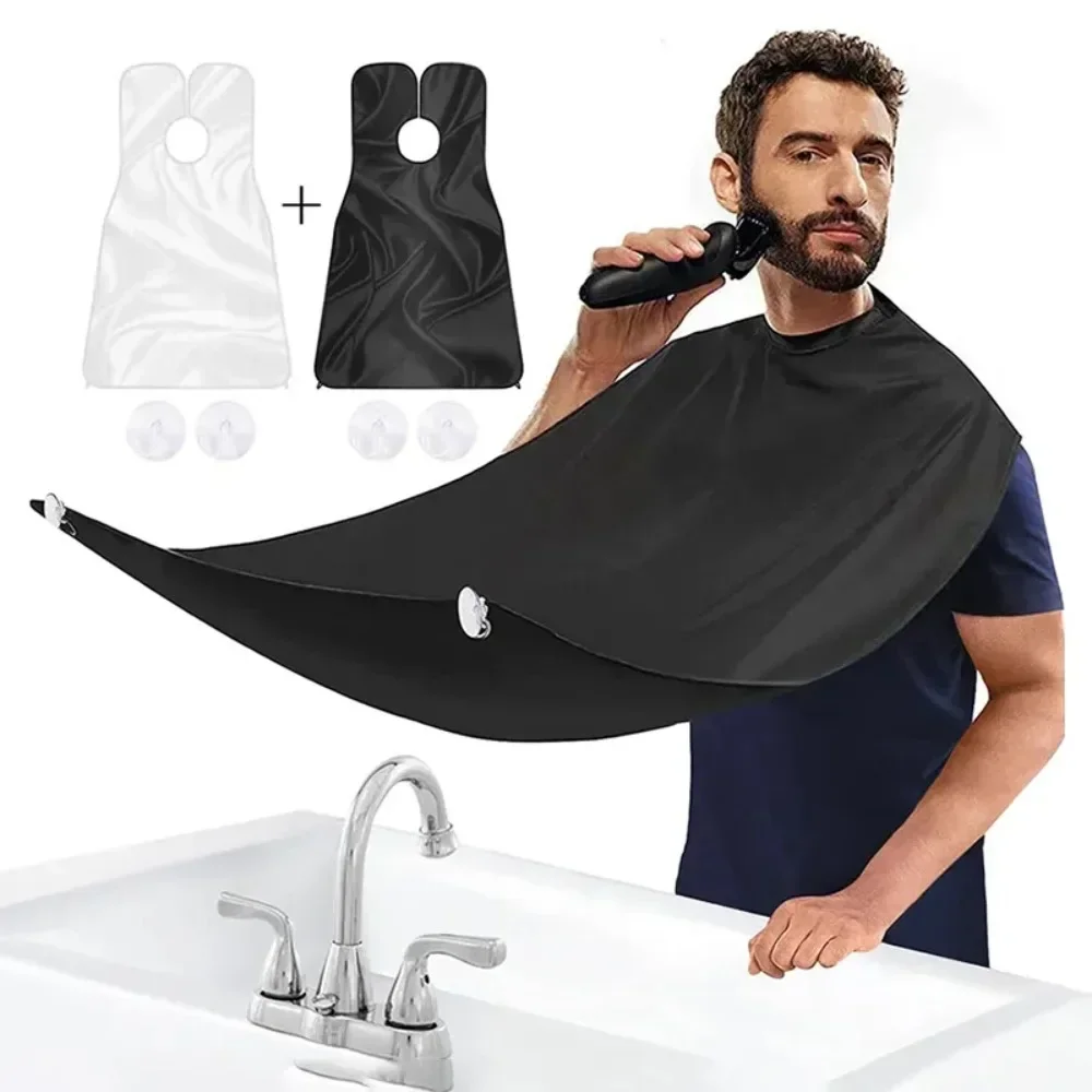 Mantellina da Barba per Uomo - Grembiule per Rasatura e Cura Personale - Ideale per Igiene e Cura della Barba