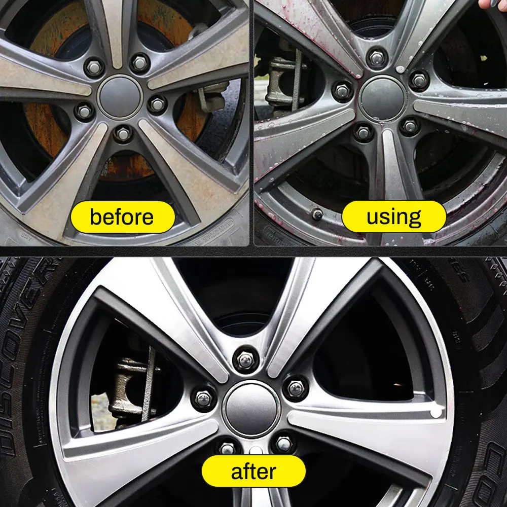 30/100ml Rust Remover Spray Metal Surface Chrome Paint Car Maintenance Iron Powder Cleaning Super Rust Remover Cleaner