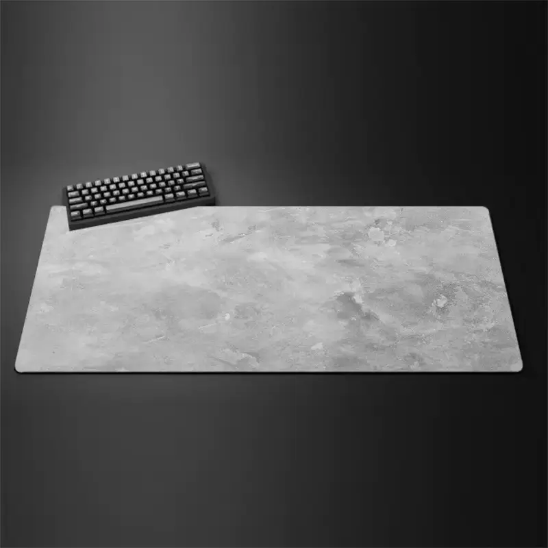 Gray mouse pad Large/Small overlocked mousepad xxl desktop keyboard table pad gray series game desk mat computer accessories - Image 12