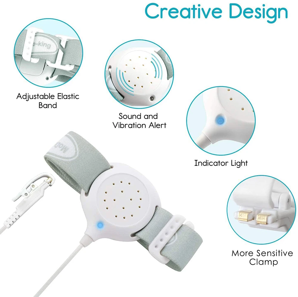 Bedwetting Alarm for Baby Boys Kids Adult Bed Wetting Enuresis Alarm Nocturnal Enuresis MA-108-1