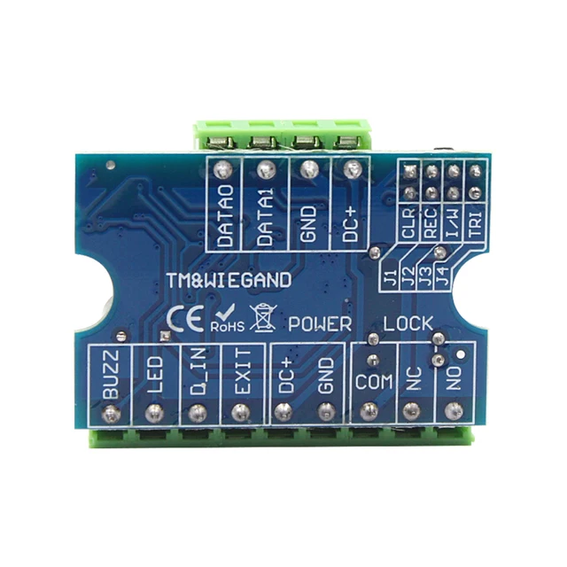 12V Access control Mini Relay Module Controller Board Kit TM Wiegand RFID Card Reder Set Door System support Admin Card 1000user 6