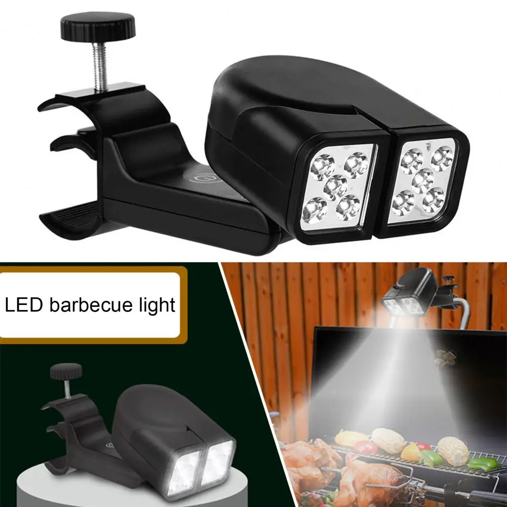 Bbq Grill Light High Lumens Led with Adjustable Angle for Bbq Cycling More Waterproof Heat-resistant Lamp Portable