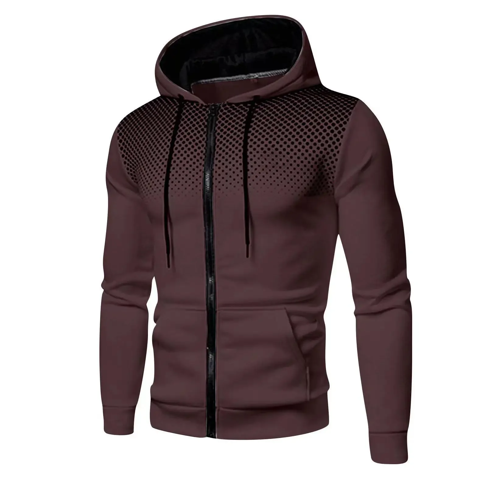 Men's Sportswear Fashion Sports Zip Up Zipper Women Trainning Pullover Hoodies Sweatshirts Hip Hop Streetwear Exercise Sweaters