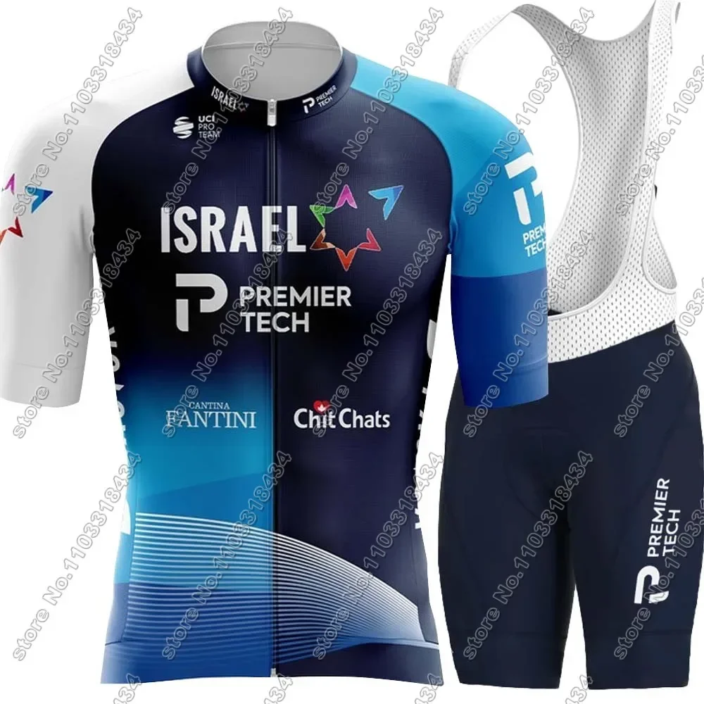Israel-Team Cycling Jersey IPT Set Canada Clothing Men Road Bike Shirt Suit Bicycle bib Shorts MTB Wear Ropa Maillot