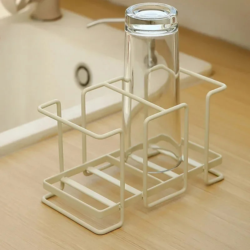 Multipurpose Paper Cup Holder Desktop Disposable Cups Organizer Dispenser Tea Bags Coffee Pods Storage