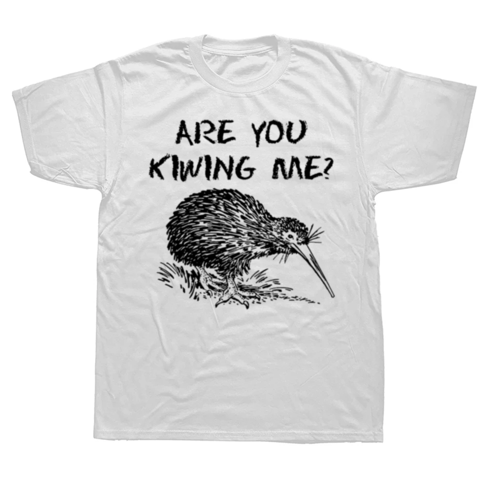 Lustige Kiwi Vogel Tier Grafik 100% Baumwolle T-shirts Männer frauen Mode Casual T-shirt Lose Übergroßen Streetwear kawaii T Shirt