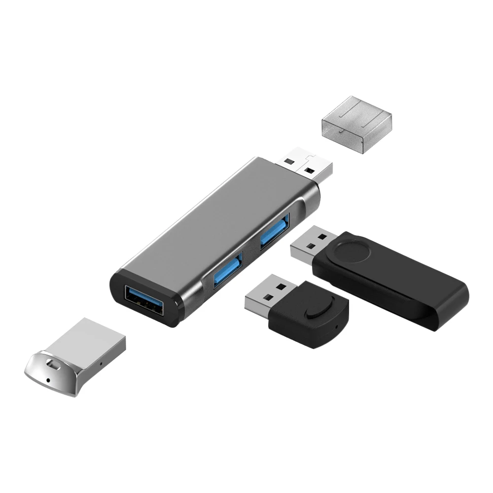 

Mini 3 Port USB 3.0 Hub USB Hub Extensions 2.0 Hub USB Adapter Station Ultra Slim Portable Data Hub USB Splitter