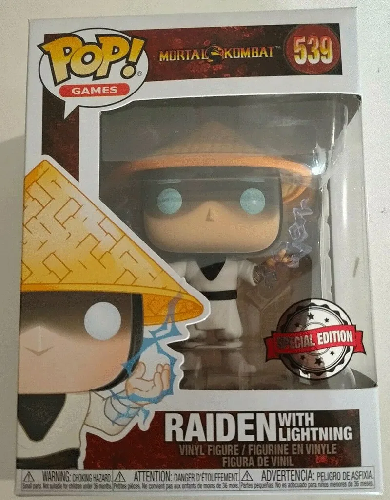 Funko Pop Raiden With Lightning Mortal 