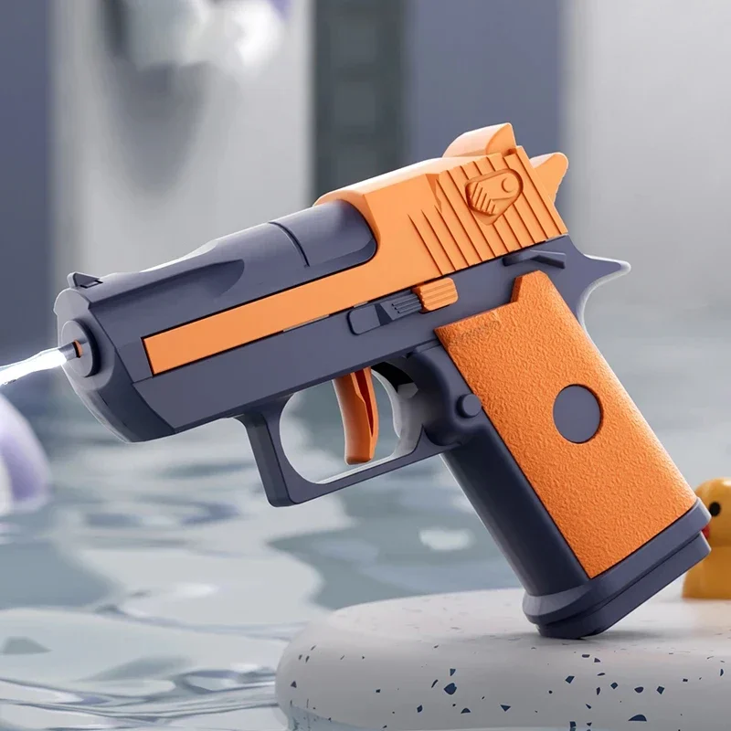 Mini water pistol Summer Shooting Watergun Manual Water Gun Mechanical continuous firing Water Gun Outdoor Pool Game Toys 2