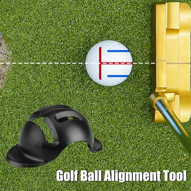 New Golf Ball Markers Golf Ball Line Drawing Marker 360-Degree and 180-Degree Liner Drawing Alignment Tool Kit For Golfers 2