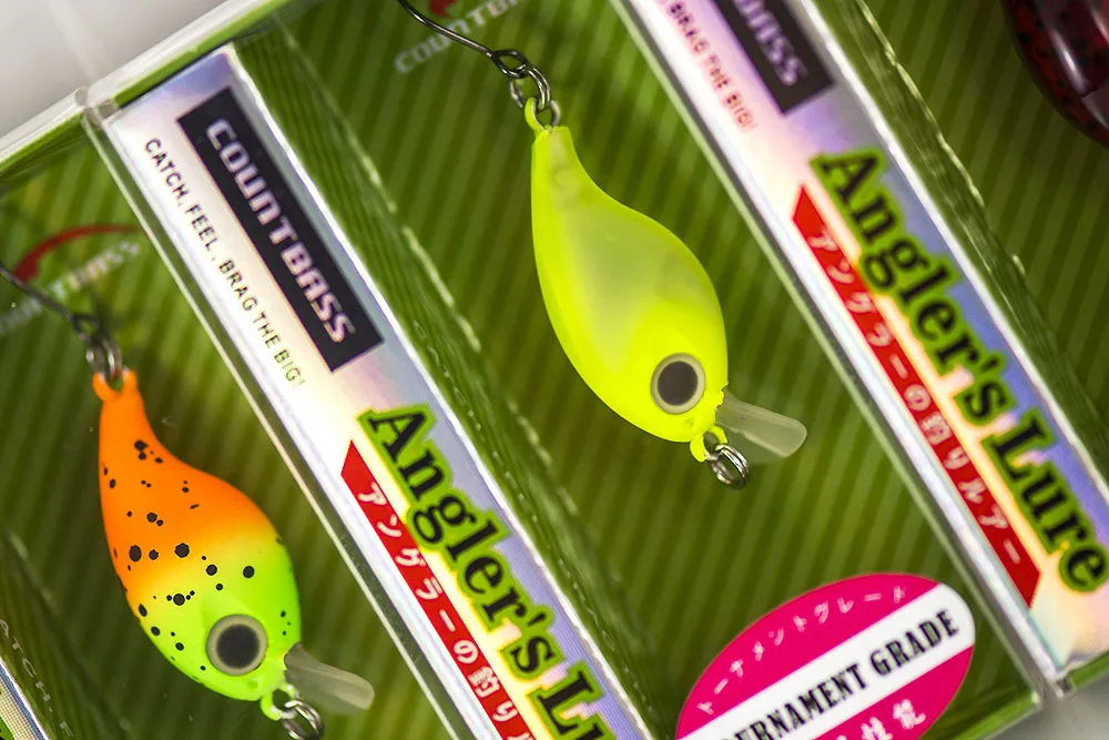 COUNTBASS 28 mm 1,7 g Wobbler aus Hartplastik, Angelwobbler, Forellenbarsch, Anglerköder – Detail 28