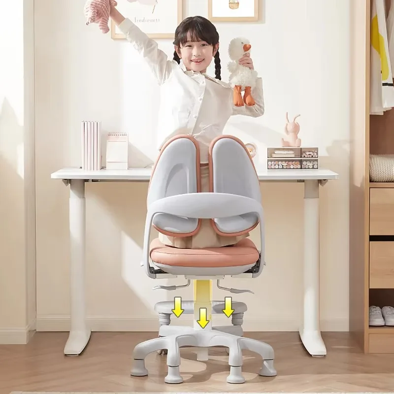 Design Chair Growing Children Kids Baby Eating Children's Child Stool School Study Designer Room Auxiliary Mother Girl Furniture