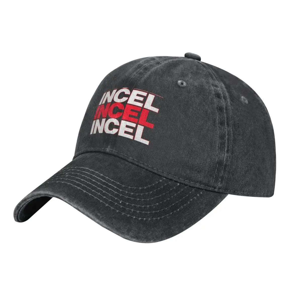 

Incel Thank You Bag Text Cowboy Hat Sunscreen Trucker Cap Snap Back Hat black For Girls Men's