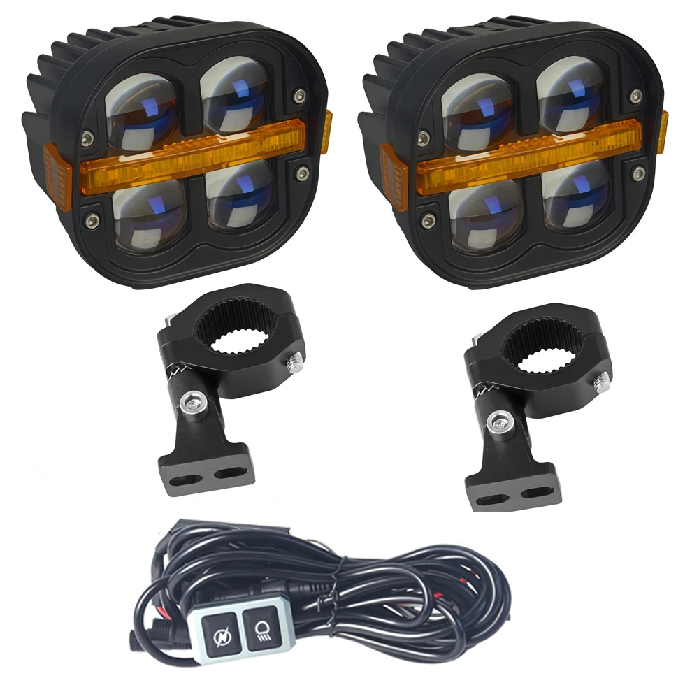 ตัวเลือกสินค้า ไฟสปอตไลท์ LED 4 นิ้ว สำหรับรถมอเตอร์ไซค์และ SUV