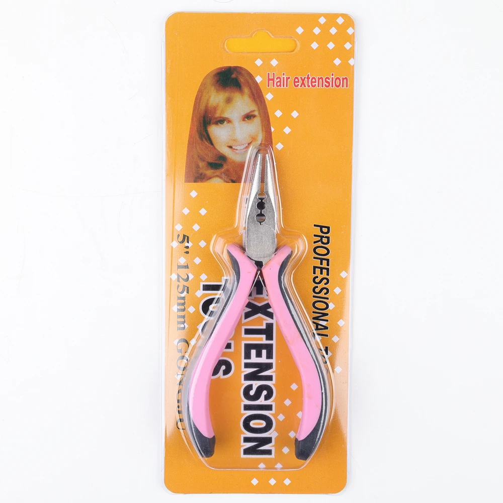 Hair Pliers Extension Tongs Tools 3 Holes Mini Plier For Micro Nano Ring/Links Feather Hair Extensions opener and Removal Tool