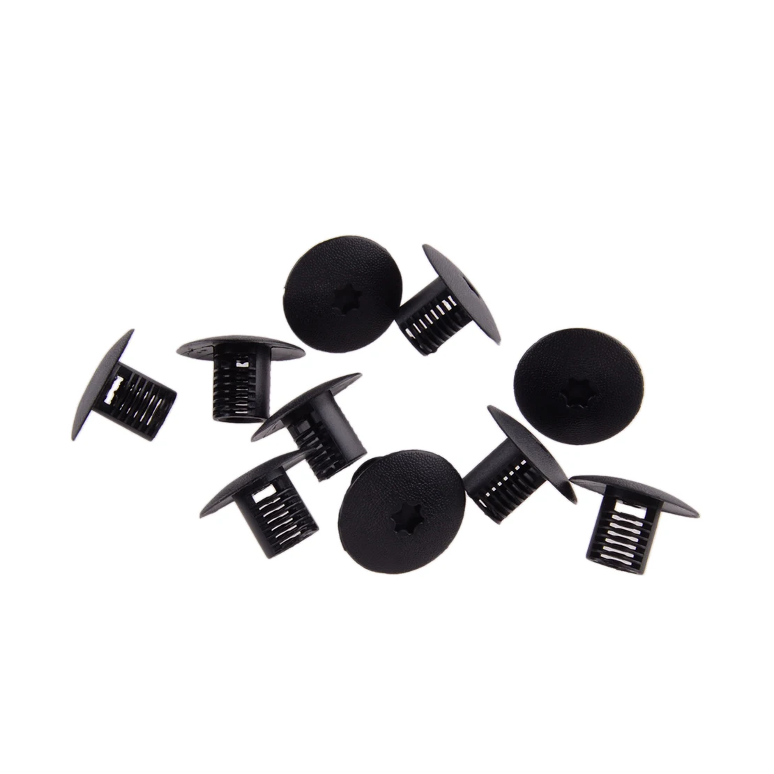 60Pcs/Set Cowl Top Stud Retainer Clips Fasteners Fit For Chrysler Dodge Ram Black Nylon 6503339