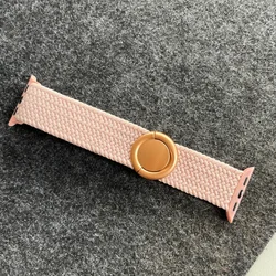 Elegant Braided Magnetic Bracelet Watch Strap - Adjustable and Versatile Design - 42 - 44 - 45 - 49 - S11 46mm (03 Pink sand)