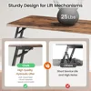31.5" Lift Top Coffee Table with Storage, Square Coffee Table for Living Room, Farmhouse Coffee Table with Large Hidden 6