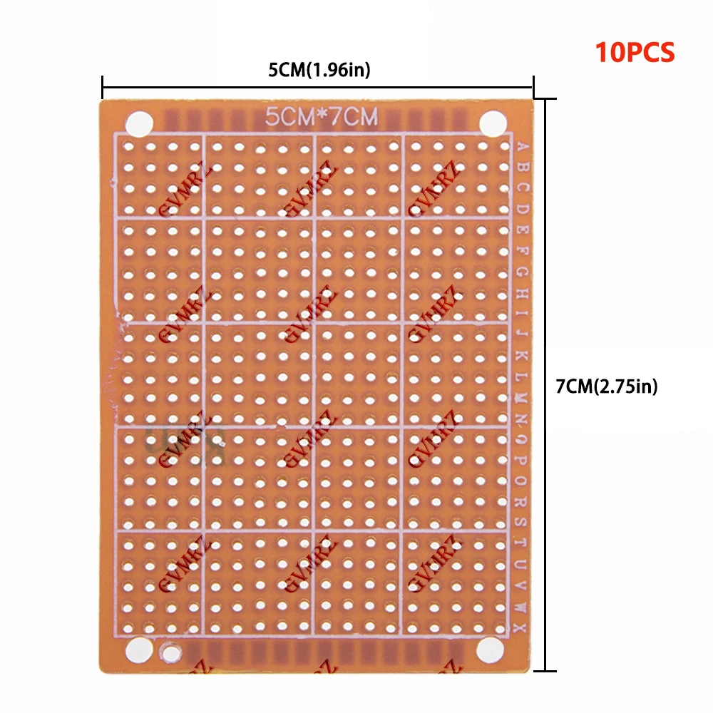 9x15CM/5x7CM/7x9CM DIY 전자 프로젝트용 범용 스루홀 퍼프보드 페놀릭 PCB 프로토타입 보드