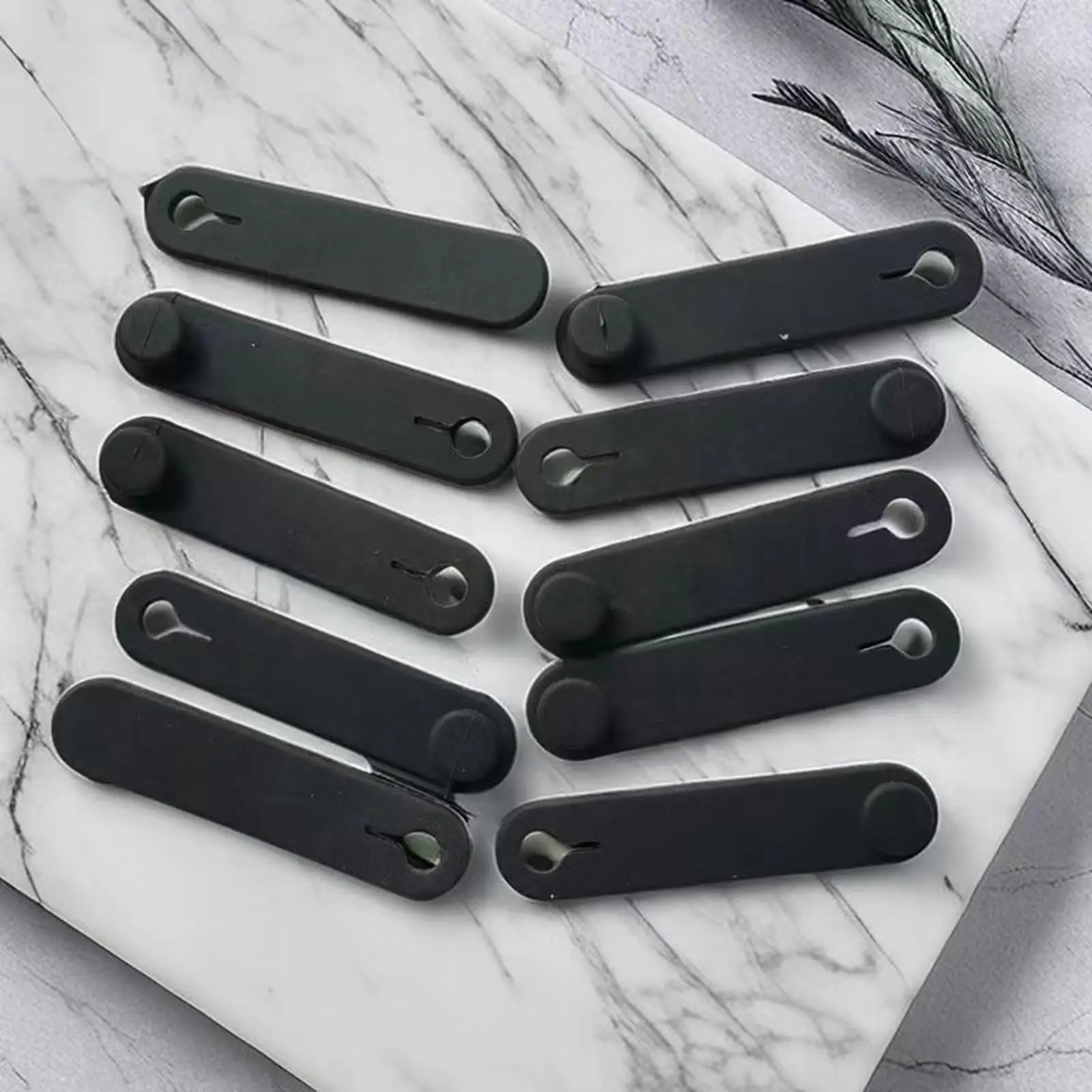 5x Silicone Cord Organizer Ties Silicone Cable Straps for Computer Cords Frame 5x Silicone Cord Organizer Ties Silicone Cable Straps for Computer Cords Frame