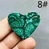 South African Gemstone Malachite heart-shaped Beautiful Pattern Natural Mineral Specimen Geode Crystal Home Room Decoration 5