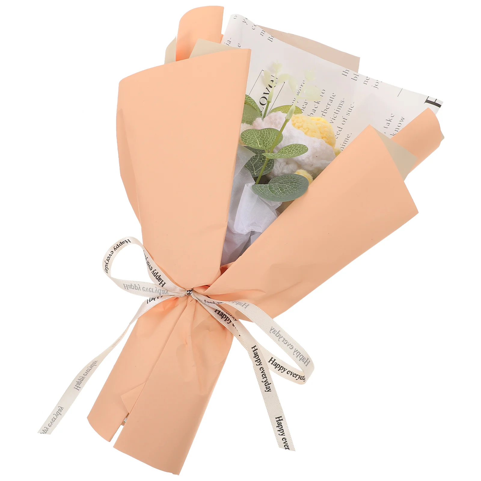 

Knitted Bouquet Crochet Flower Floral Decoration Decorative Supplies DIY Flowers Mini Hooks