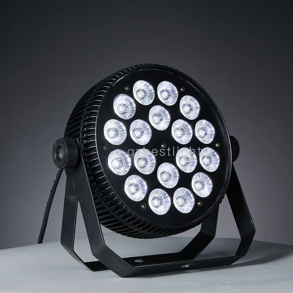 Alluminum Alloy LED Flat Par led SlimPar 18x12W RGBW wash light professional stage par light nightclub dj 4pcs 8pcs 12pcs 16pcs led light led stage light mini led stage light