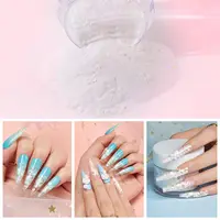 Makartt Glitter Acrylic Nail Powder,2oz Mixed Sparkly Acrylic Powder,Pink Yellow Star Clear Nail Acrylic Powder for Extension 2