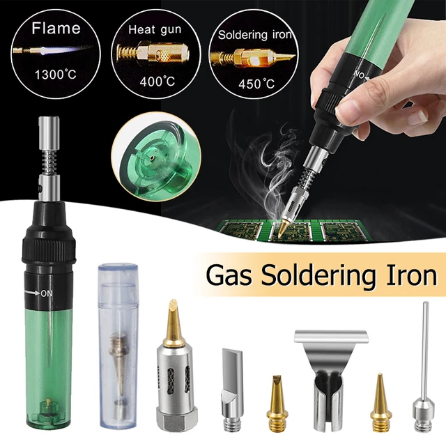 Gas soldering iron 