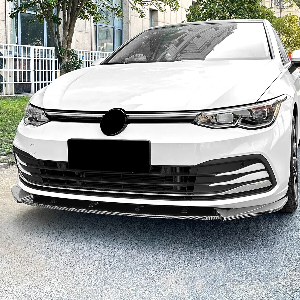 폭스바겐 VW 골프 8 골프 MK8 스탠다드 에디션 프로 2020 2021 2022 2023 2024 프론트 범퍼 립 스플리터 스포일러 차량 바디 키트