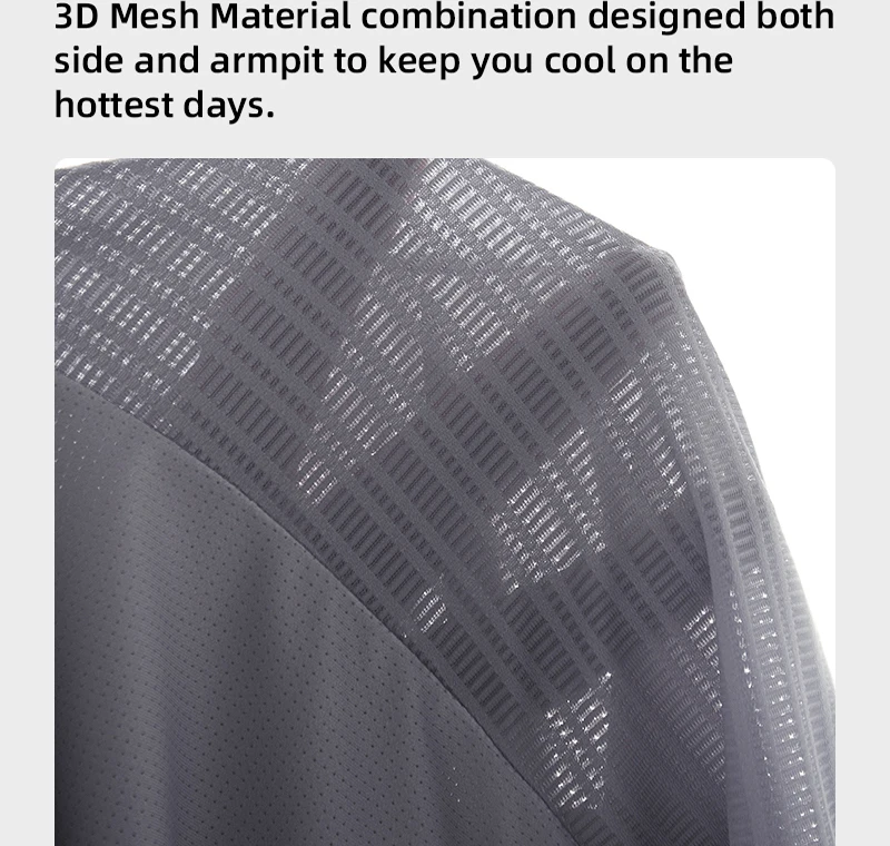 YKYWBIKE 2026 Herren MTB Kragenloses Radtrikot Aerodynamisches Raglan Kurzarm Fahrradshirt Rennrad Sommer Trikot Pro – Detail 12