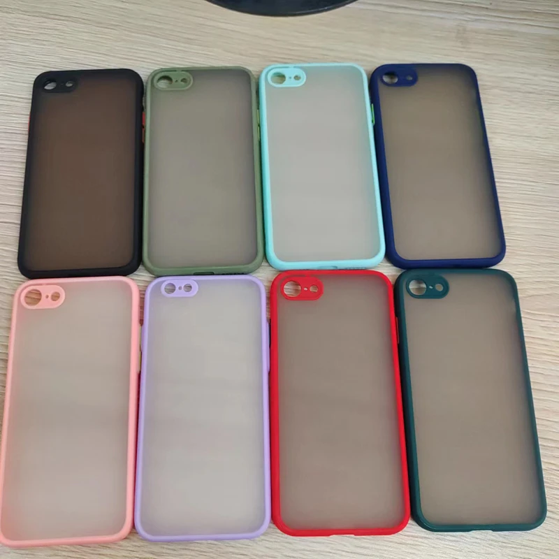 Enhanced Frosted Skin Protection 2-in-1 Anti-Drop Phone Case