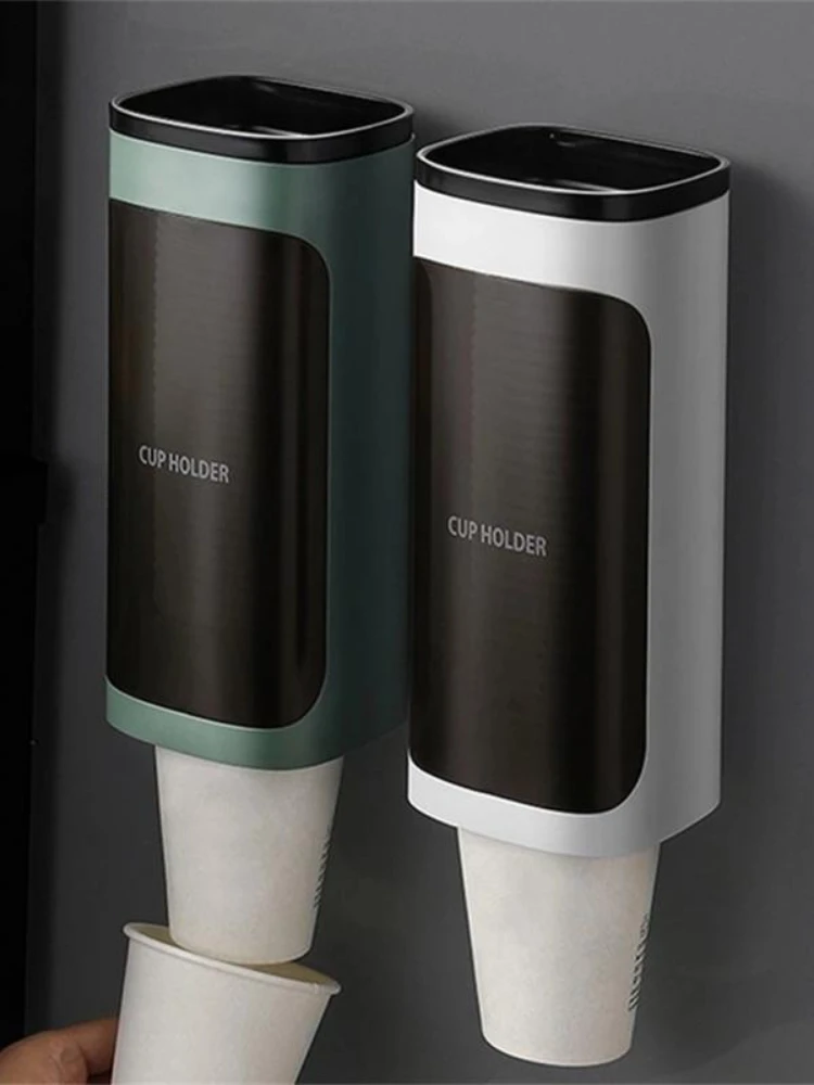 Water Dispenser Storage Paper Cup Holder Paper Cup Holder Storage Rack Taker Automatic Dropper Organizer cup storage holder paper cup dispenser