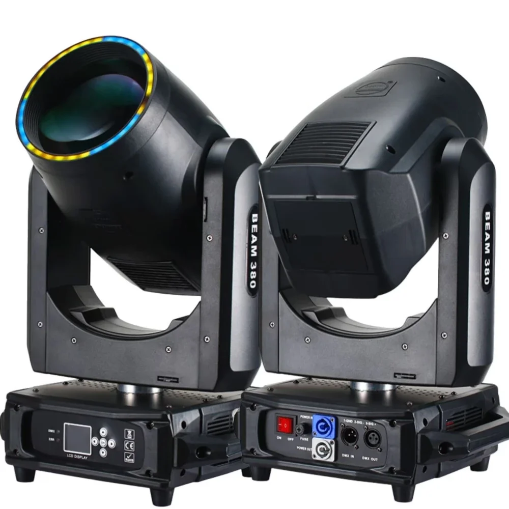 1/2/4PZ 380W 20R LED Moving Headlights Super Bright Spot Cleaning Gobo Biprism Concert Bar Light Show for Events