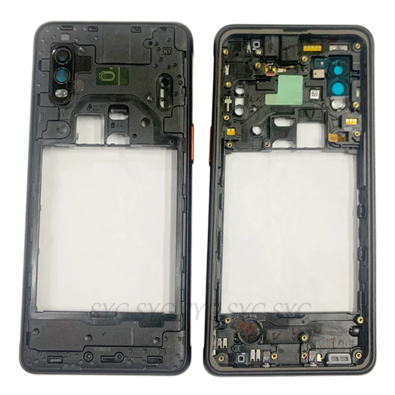 Middle Frame Center Chassis Phone Housing For Samsung Xcover Pro G715 G715F Frame Cover Repair Parts samsung phone case phone front frame
