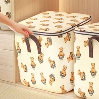 New Large Capacity Clothes Storage Bags Closet Organizers Storage Bins Foldable Storage Toy Containers Box Dust-Proof Moving Bag 2