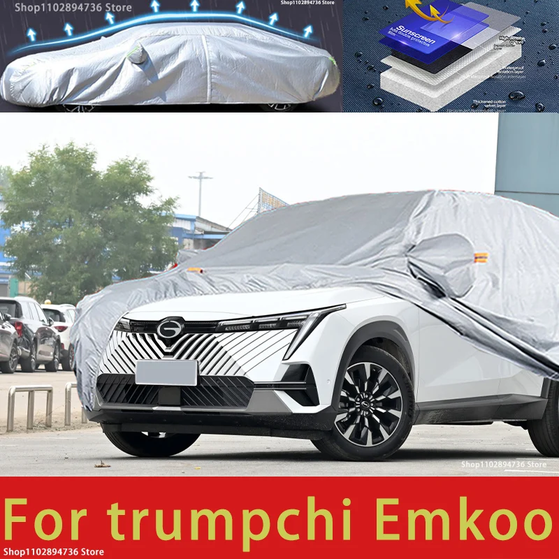 

For trumpchi Emkoo Outdoor Protection Full Car Covers Snow Cover Sunshade Waterproof Dustproof Exterior Car accessories