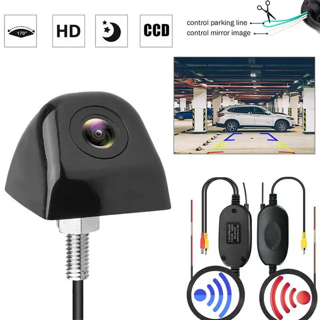 2.4G Wireless Car Camera Front/rear View Reversing Camcorder Infrared