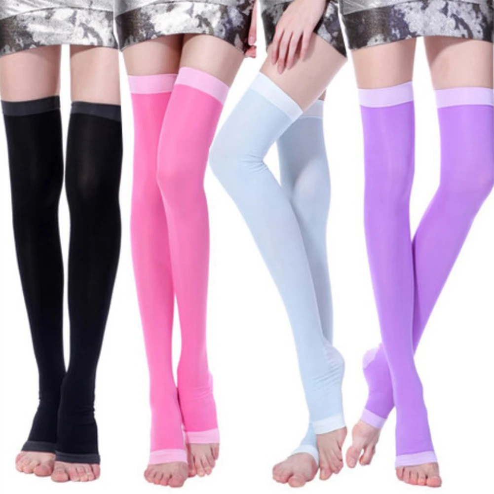 Legs Shaper Stovepipe Socks Long Compression Weight Loss Sleep 1 Pair