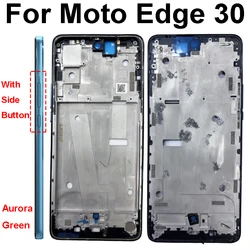 Premium Middle Frame Housing LCD Front Bezel (Edge 30 - Aurora Green)