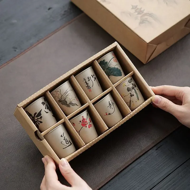 INS جديد الخشنة السيراميك فنجان الشاي الصينية عالي...