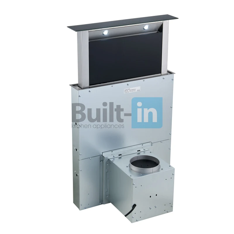 Cooker Hood Down Draft Range Hood With 4 Speeds LCD Slide Out