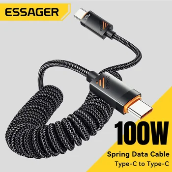 Essager Car Spring Type C Cable