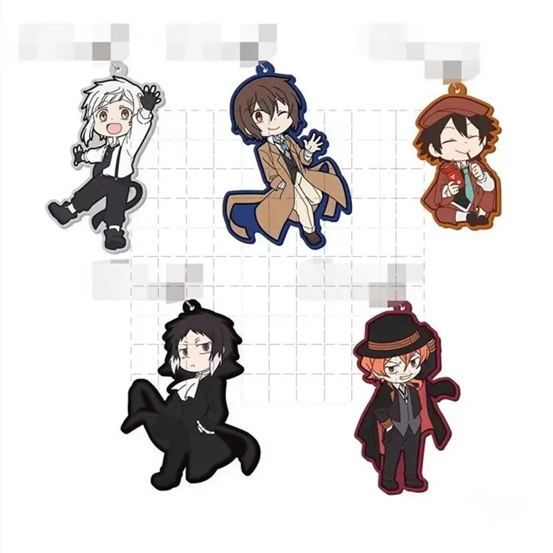 

Game Kunikida Doppo Atsushi Ryunosuke Keychain Doll Anime Dazai Osamu Acrylic Keyring Pendant for Gift