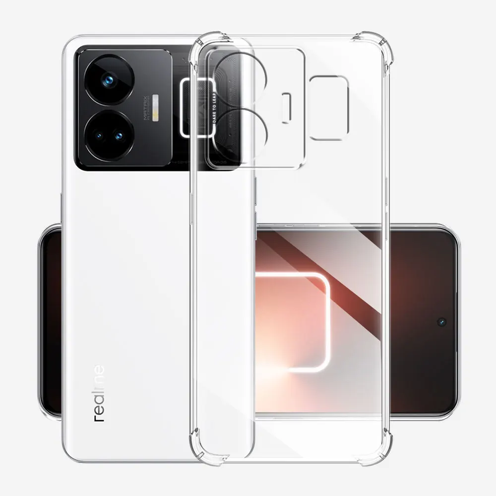 Silicone Soft Shockproof Clear Phone Case Cover