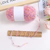 50g Solored Bean Thread Hand-Woven DIY Scarf Hat Bag Ready-To-Wear Doll Material Line Couple Knitting Line 5
