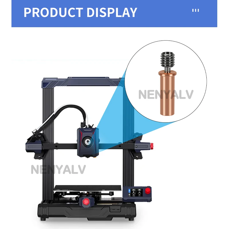 바이메탈 히트 브레이크 구리 티타늄 업그레이드 스로트, Anycubic kobra 2 Neo / Pro 스로트, Anycubic kobra 2 MAX / PLUS Hotend Amp