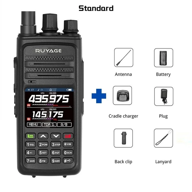 wurui D99 DMR digital walkie talkie Two-way radio ham profesional long  range device holder UHF VHF amateurs equipment all bands