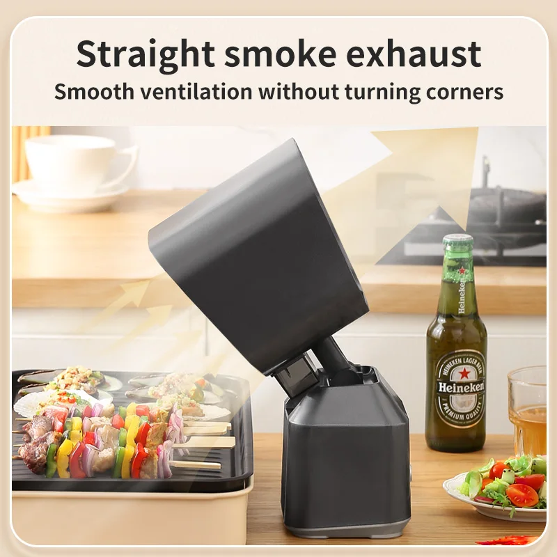 Small Household Range Hood Table Top Barbecue Portable Range Hood Large Suction Range Hood For Household Kitchen 5